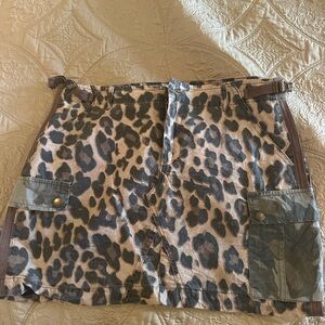 Vintage Havana Animal Print Skirt